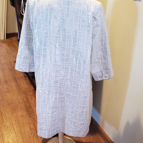 Vintage white/silver spring coat - Picture 8 of 8